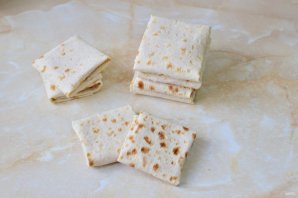 Конвертики с ветчиной и сыром Конвертики с ветчиной и сыром