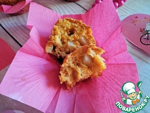 Постные морковно-ананасовые кексы