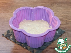 Ванильный кекс с малиновой пропиткой