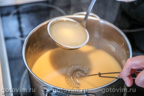 Сливочный суп велюте с лисичками