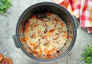 Плов с курицей в мультиварке Плов с курицей в мультиварке