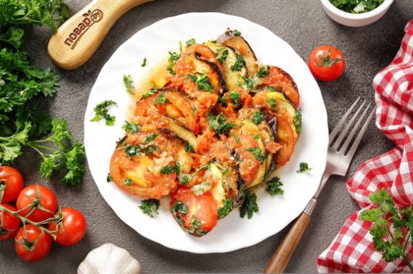 Рататуй в аэрогриле Рататуй в аэрогриле