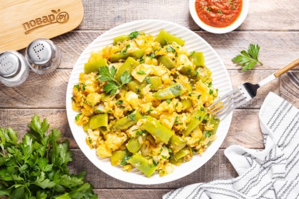 Зеленое лобио с картофелем Зеленое лобио с картофелем