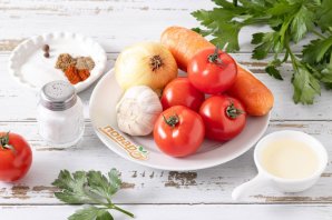 Помидоры фаршированные морковью Помидоры фаршированные морковью