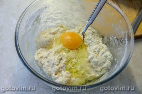 Пицца на кефире с беконом и фрикадельками