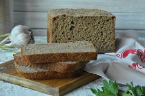 Хлеб ржаной на закваске в хлебопечке Хлеб ржаной на закваске в хлебопечке