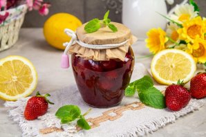 Варенье из клубники с лимоном и мятой Варенье из клубники с лимоном и мятой