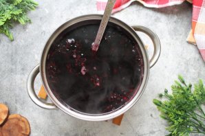 Морс из черники Морс из черники