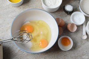 Открытый пирог с брусникой