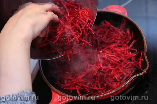 Борщ постный с квашеной капустой