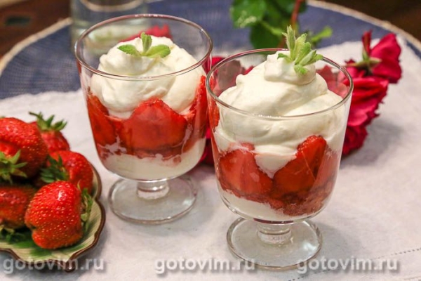 Клубника со сливками Клубника со сливками