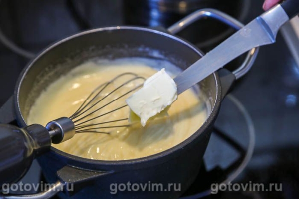 Крем патисьер на яйцах и муке Крем патисьер на яйцах и муке