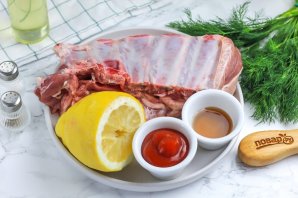 Свиные ребрышки на мангале Свиные ребрышки на мангале