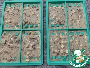 Запечённые вафли с консервированным тунцом