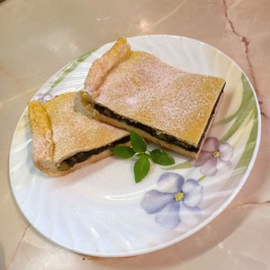 Пирог с ревенем и щавелем Пирог с ревенем и щавелем