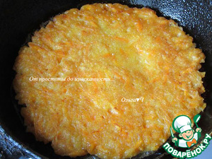 Морковные блины с паприкой