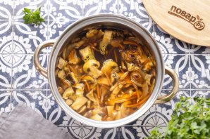 Суп из грибов и дикого риса Суп из грибов и дикого риса