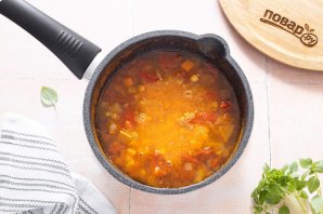 Суп с чечевицей Суп с чечевицей