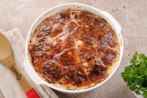 Запеканка из кабачков с картошкой и фаршем в духовке Запеканка из кабачков с картошкой и фаршем в духовке
