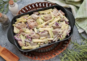 Тунец с кабачками в духовке Тунец с кабачками в духовке