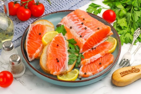 Засолка красной рыбы в рассоле Засолка красной рыбы в рассоле