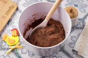 Шоколадный пасхальный кулич