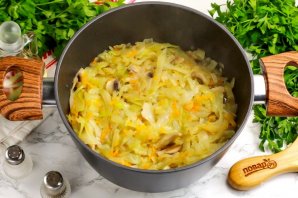 Капуста с грибами на зиму Капуста с грибами на зиму