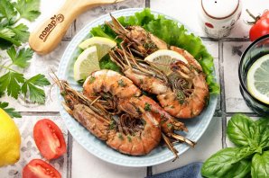 Лангустины в аэрогриле
