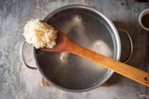 Суп с рисом и оливками Суп с рисом и оливками