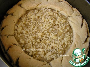 Мясной пирог с рисом, луком, яблоками Мясной пирог с рисом, луком, яблоками