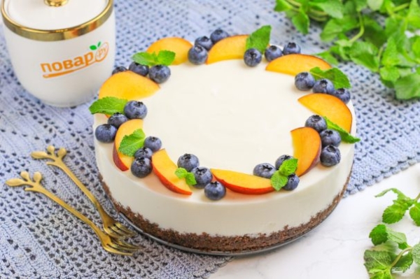 Чизкейк с домашним сливочным сыром Чизкейк с домашним сливочным сыром