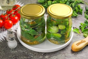 Хрустящие огурчики с горчицей