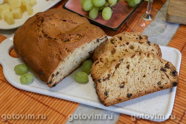 Кекс &laquo;Столичный&raquo; с изюмом в хлебопечке