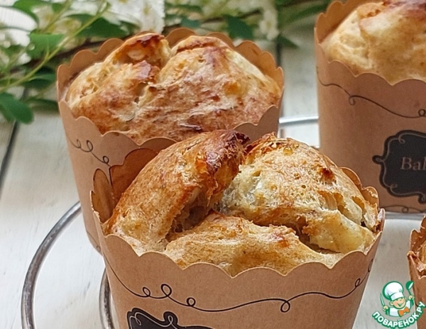 Закусочные маффины с фаршем индейки Закусочные маффины с фаршем индейки