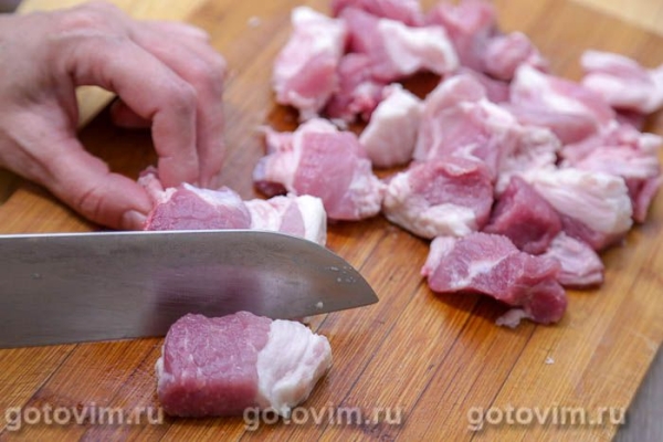 Оджахури - жаркое из свинины по-грузински (в мультиварке)