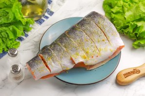 Горбуша со сливочным сыром в духовке Горбуша со сливочным сыром в духовке