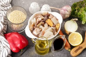 Жареный рис с морепродуктами