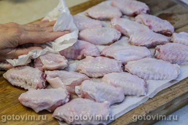 Куриные крылышки в панировке с разрыхлителем во фритюре Куриные крылышки в панировке с разрыхлителем во фритюре