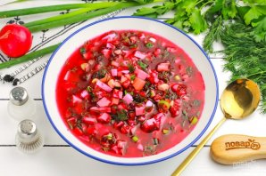 Холодник с колбасой Холодник с колбасой