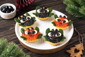 Тарталетки «Дракончики» на Новый год Тарталетки «Дракончики» на Новый год