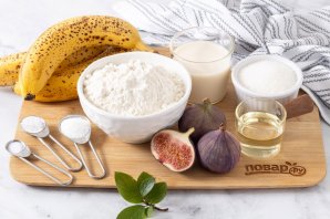 Инжирно-банановый хлеб Инжирно-банановый хлеб