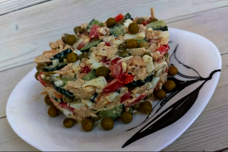 Салат с курицей. Салат с курицей.