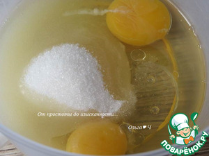 Творожно-шоколадный кекс с алычой Творожно-шоколадный кекс с алычой