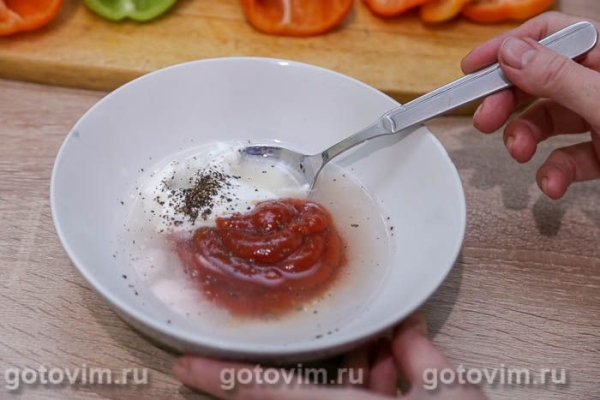 Фаршированные перцы в микроволновке