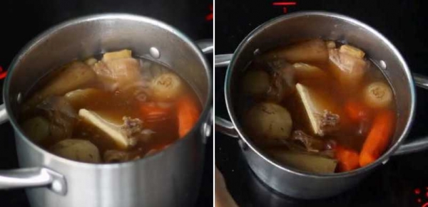 
Тушёная говядина с овощами, ооочень вкусное мясо с луком и морковью	