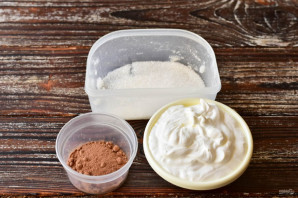 Сметанно-шоколадный крем