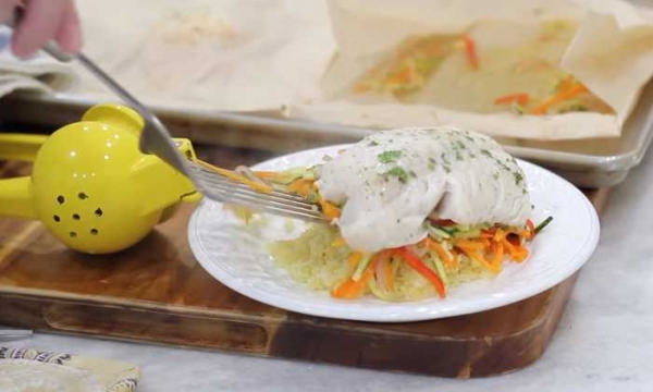 Рыба с овощами в духовке — простой рецепт запекания в пергаменте
Рыба с овощами в духовке — простой рецепт запекания в пергаменте