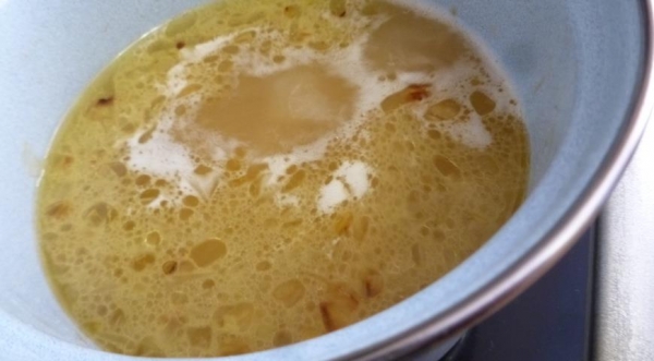 Суп-пюре из брокколи с беконом и йогуртом, пошаговый рецепт с фото Суп-пюре из брокколи с беконом и йогуртом, пошаговый рецепт с фото