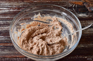 Творожно-шоколадный десерт с бананом Творожно-шоколадный десерт с бананом