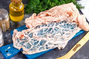 Печень в жировой сетке